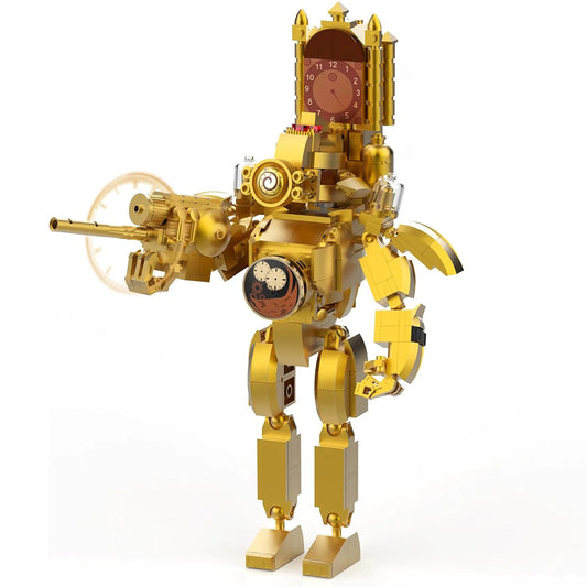 TENHORSESC Skibidi Toilet Clockman Titan Building Sets 395