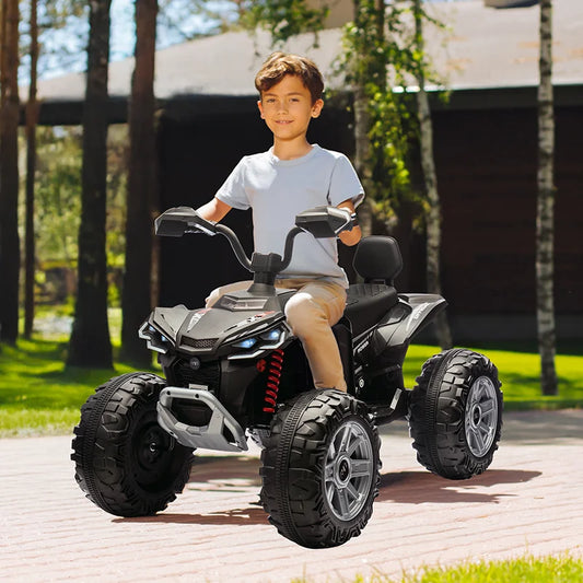 Mukidy 24V Kids Electric Vehicle Four Wheeler Ride Toy Car