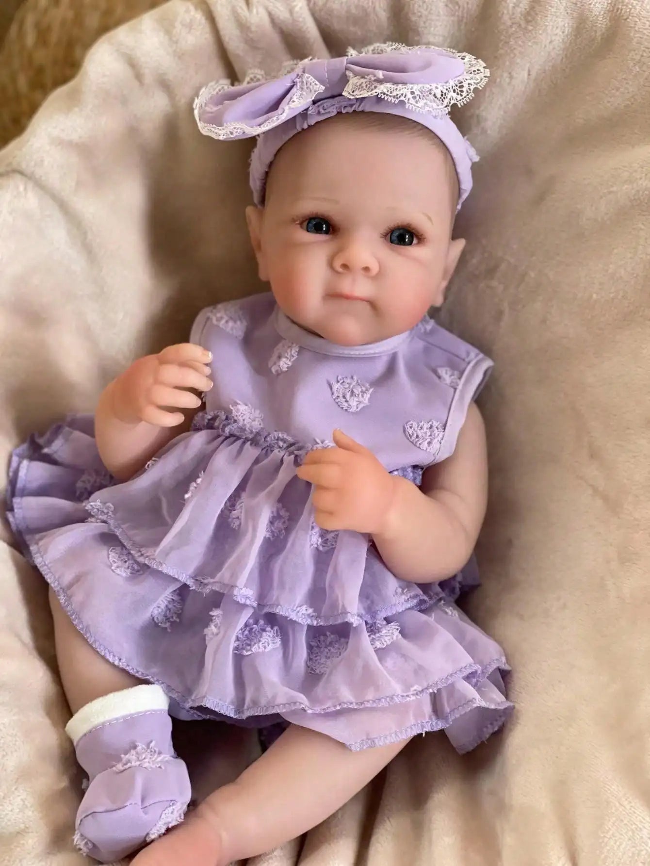 Saskia Lifelike Reborn Doll Bettie Girl Waterproof Baby