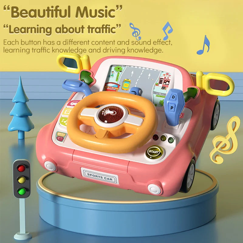 CONUSEA Interactive Musical Steering Wheel Toy