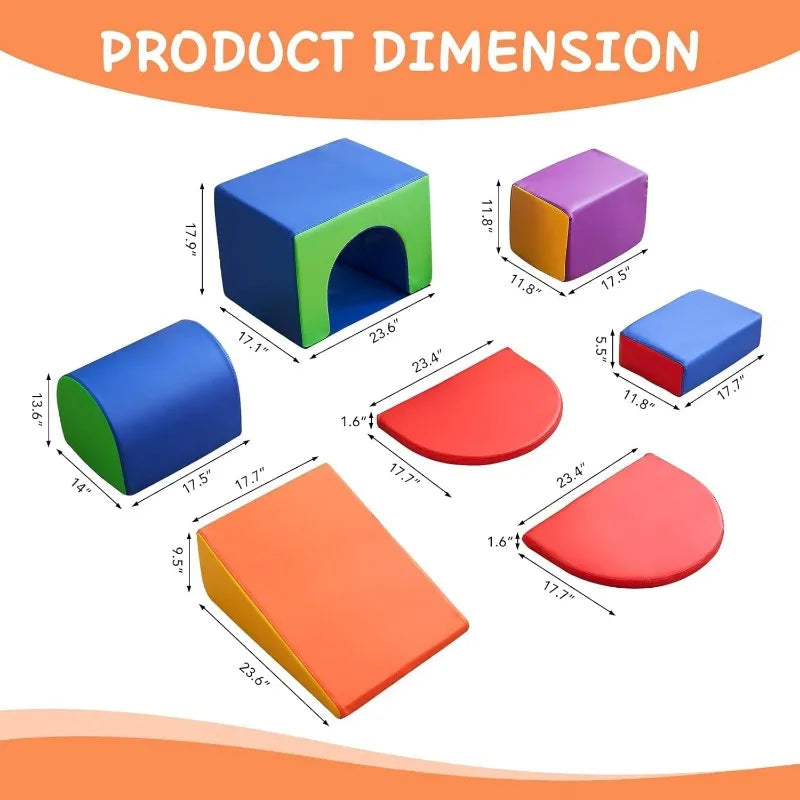 Guangdong Soft Foam Climbing Blocks For Toddlers Indoor Gym