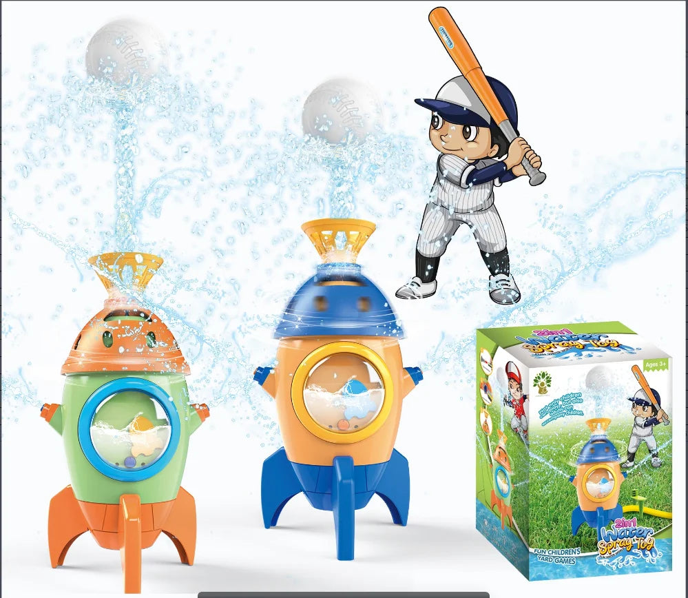 Guangdong Kids Water Rocket Toy With Baseball Bat Launcher