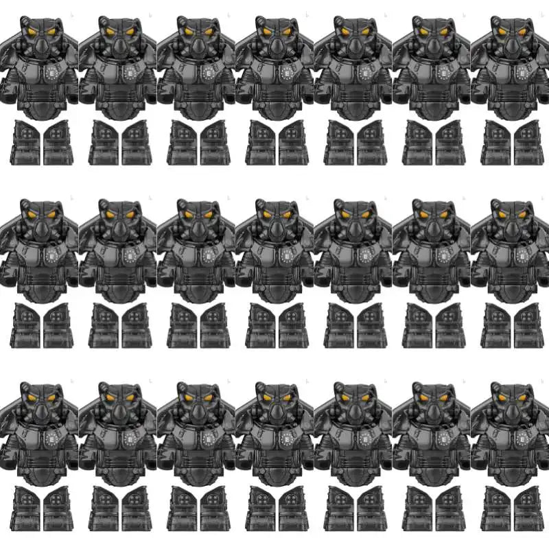 T 51 Mecha Power Armor Building Blocks Soldier Figures