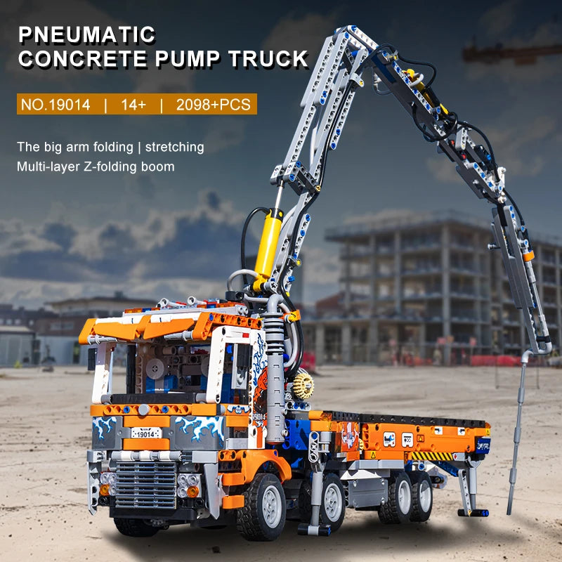 Mould King 19014 Pneumatic Truck Building Block Set