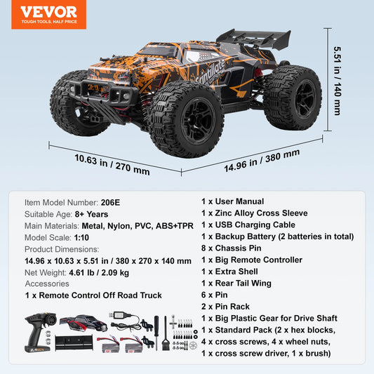 SucceBuy 50 Kmhmax 1 10 RC Car High Speed AllTerrain4WD