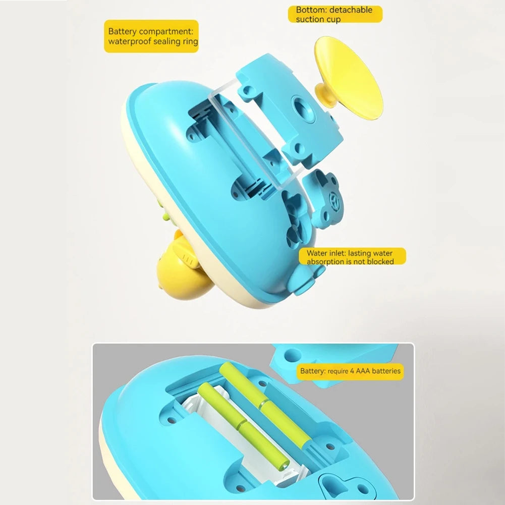 Hign Concerned Duck Bath Toys For Toddlers Water Spray Baby