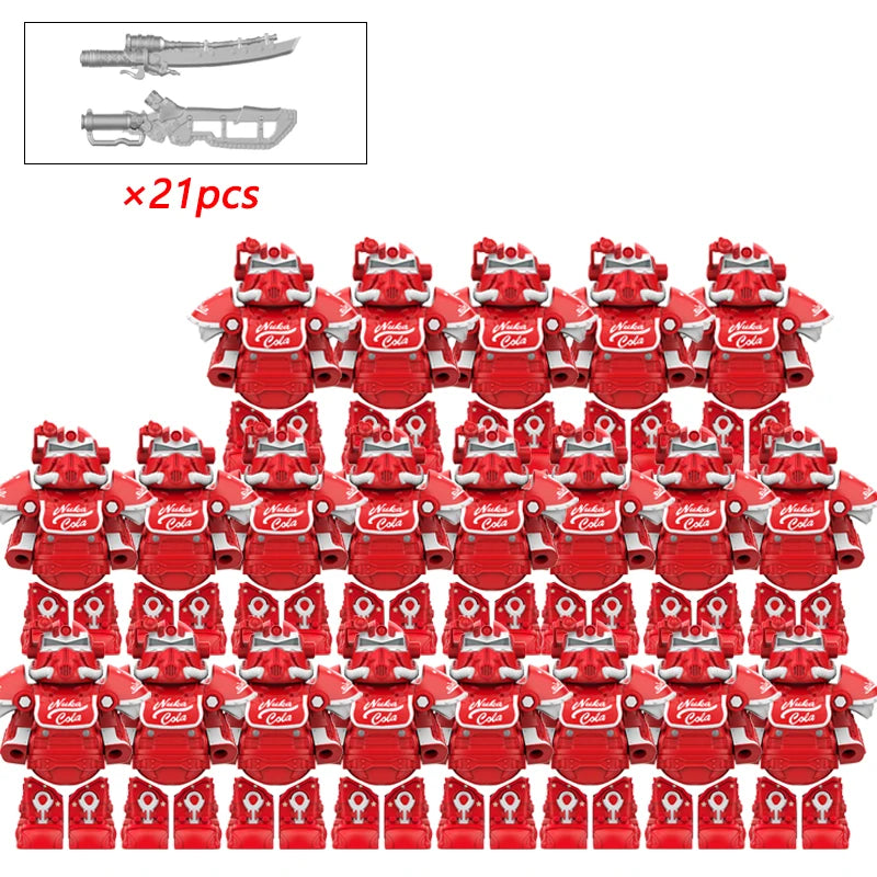 T 51 Mecha Power Armor Building Blocks Soldier Figures