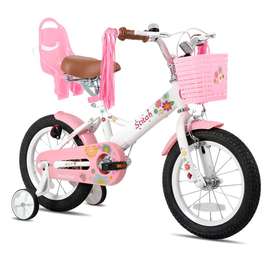 Joystare Kids Bike For Ages 2 To 7 With Doll Seat Streamers