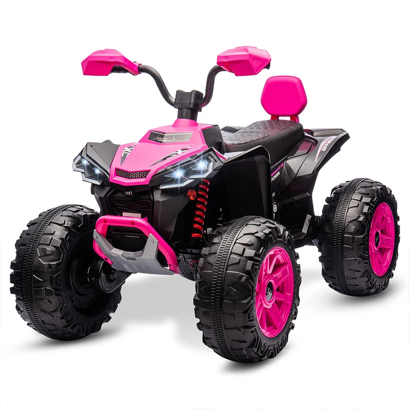 Mukidy 24V Kids Electric Vehicle Four Wheeler Ride Toy Car