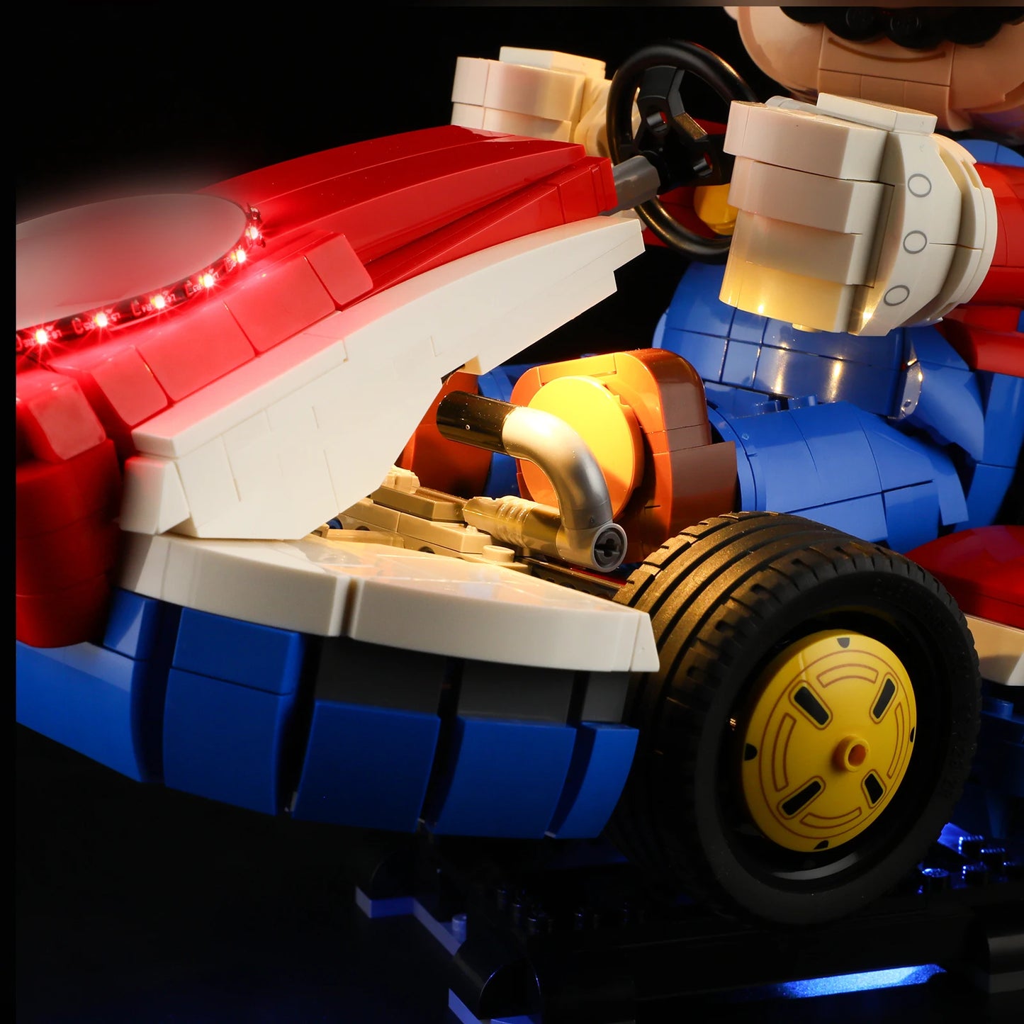 Hignconcerned Chemical Lighting Kit For Lego MarioKart 72037