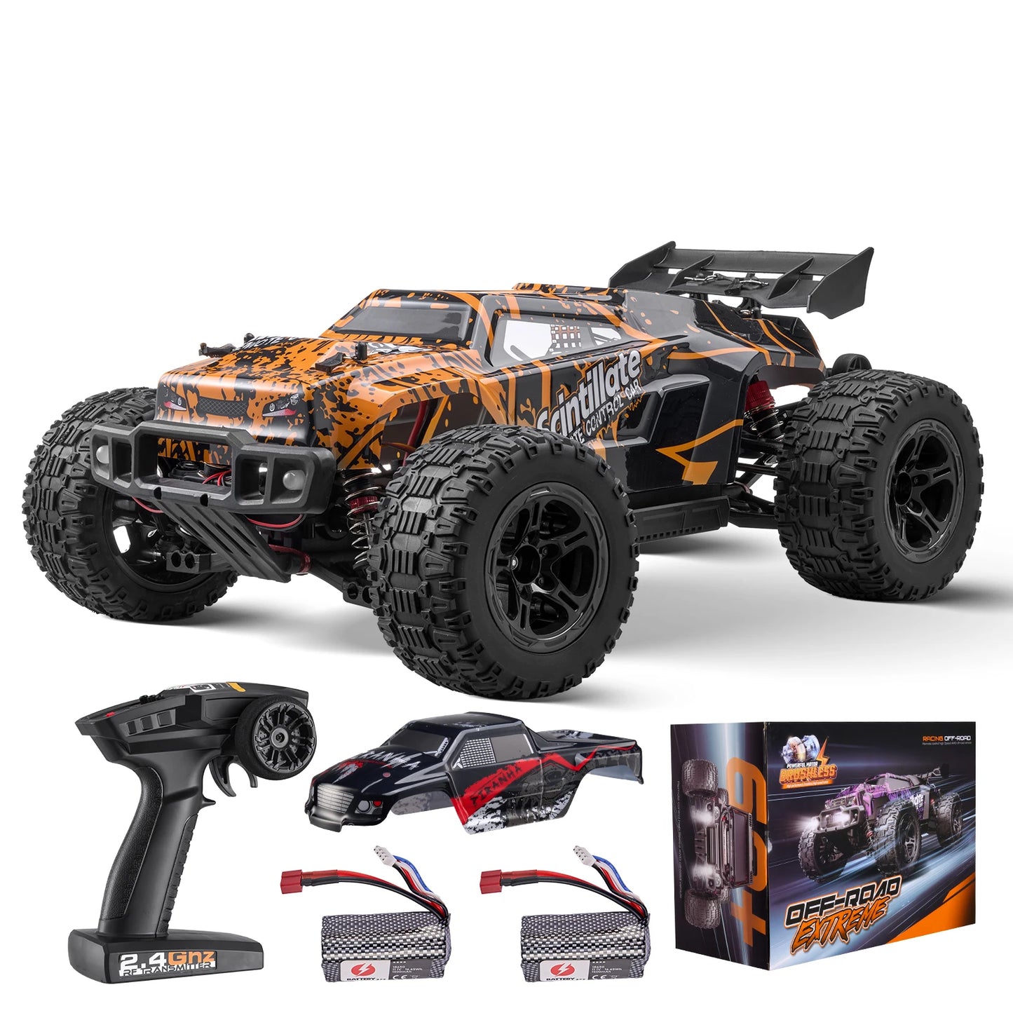 SucceBuy 50 Kmh 1to10 RC Car 4WD AllTerrain Off Road