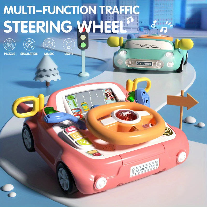 CONUSEA Interactive Musical Steering Wheel Toy