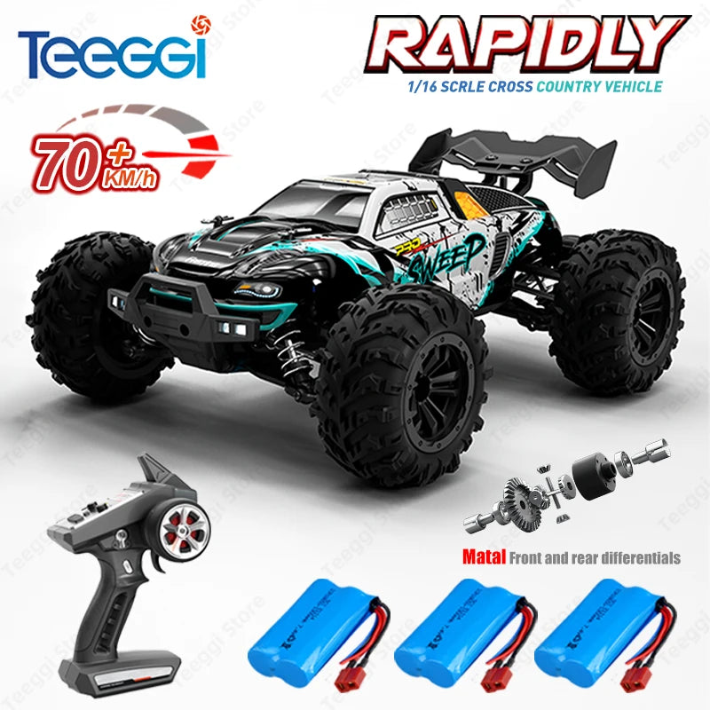 Teeggi 16101 Pro RC Car 4WD LED Drift UltraSpeed Terrain