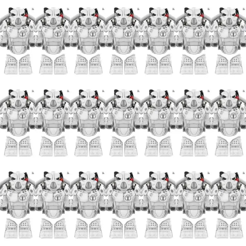 T 51 Mecha Power Armor Building Blocks Soldier Figures