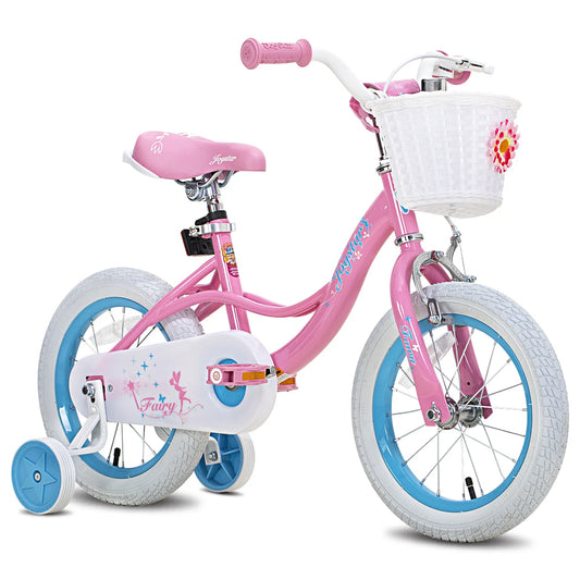 JOYSTAR Kids Bike Toddlers Training Wheels Handbrake Basket