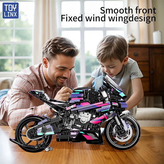 Kbox Motorcycle Model Building Blocks Toy 1920 Pieces