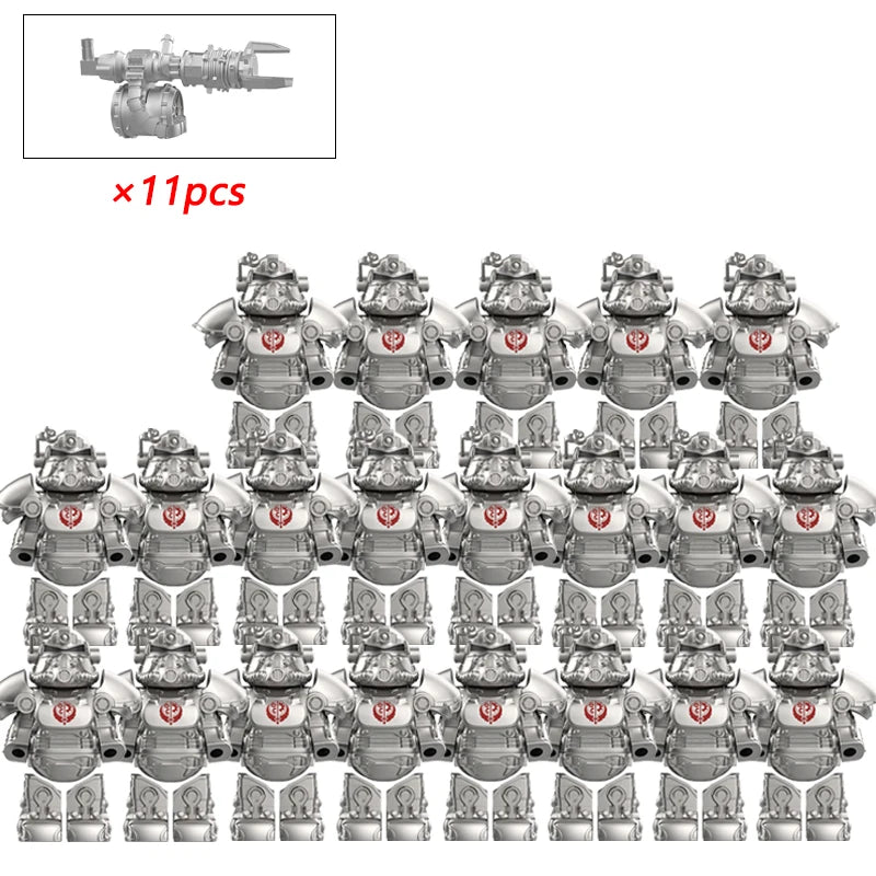 T 51 Mecha Power Armor Building Blocks Soldier Figures
