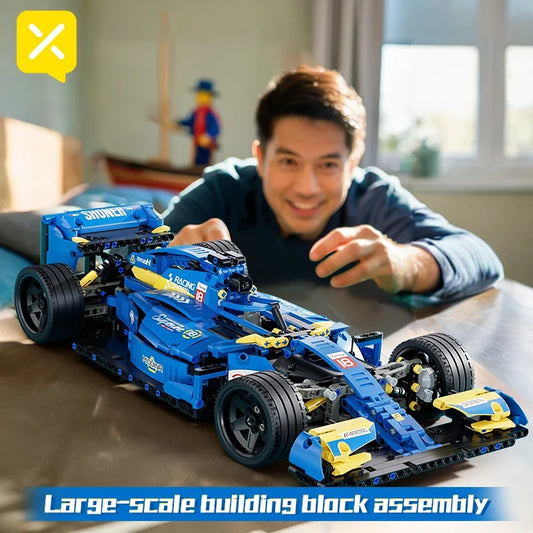 Kbox F1 Formula Racing Car Building Block Toy Desk Decor