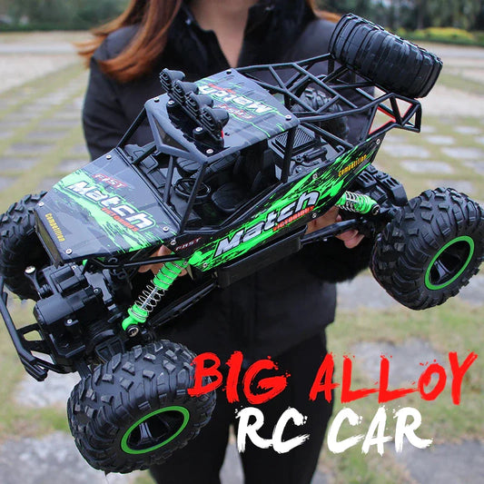 ZWN 4WD RC Car With LED Lights 2.4G Remote Durability