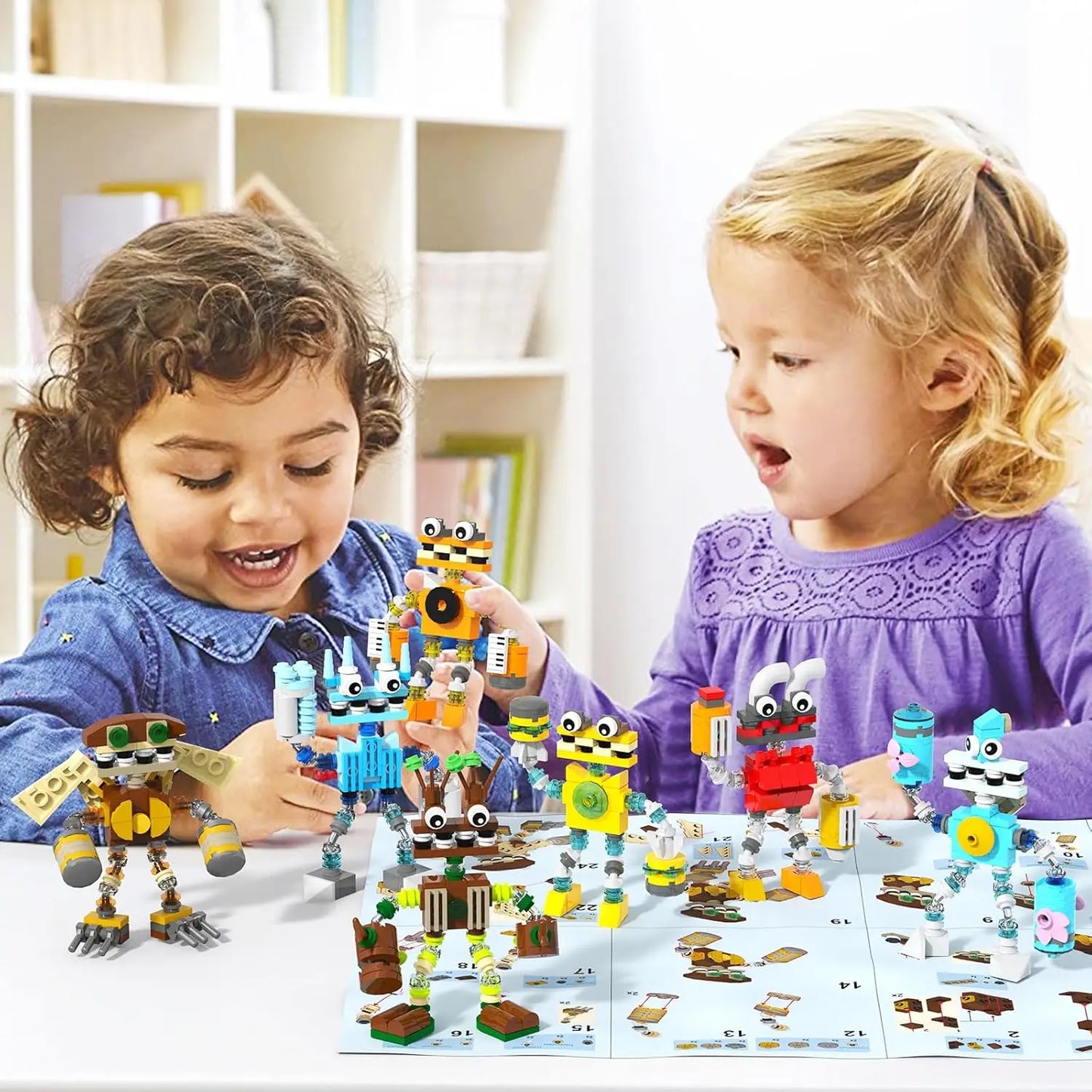 Wubbox Sing Monsters Building Set 639 Pieces 7 In 1
