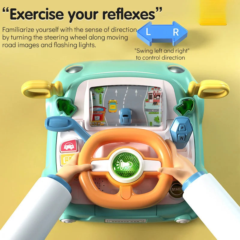 CONUSEA Interactive Musical Steering Wheel Toy