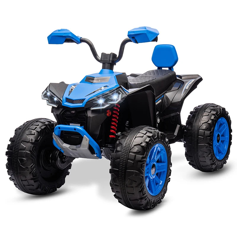 Mukidy 24V Kids Electric Vehicle Four Wheeler Ride Toy Car