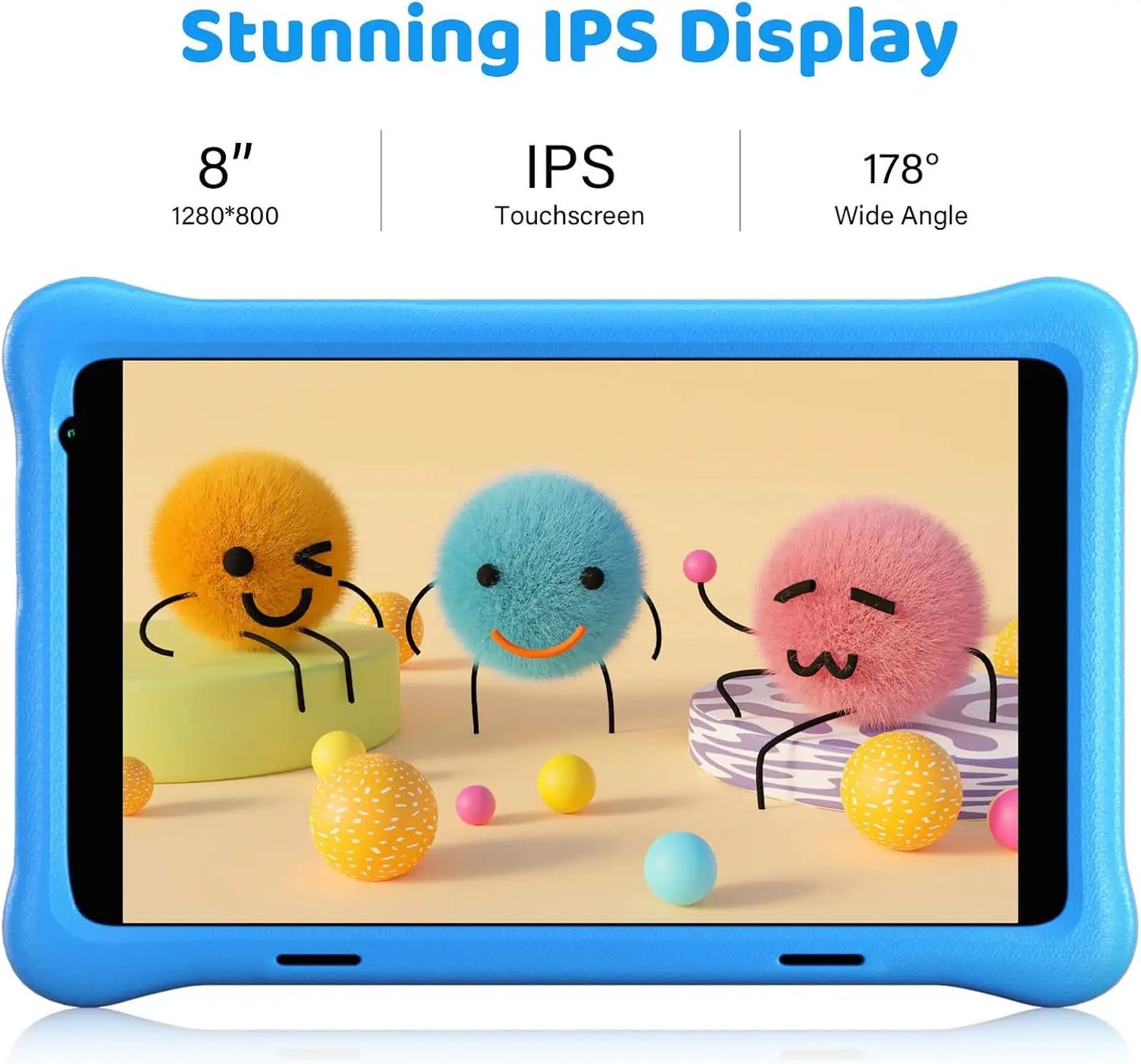 URAOC Kids Tablet Android Dual Camera Parental Control
