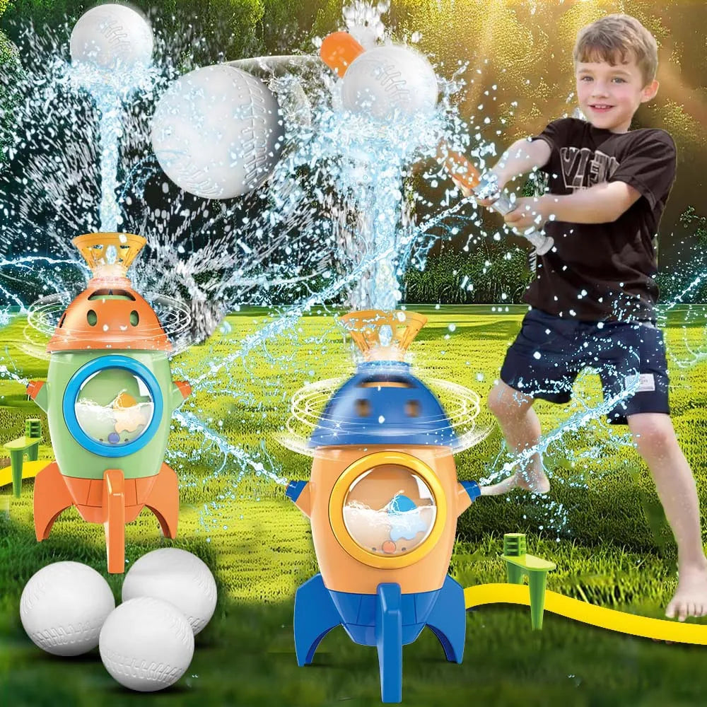 Guangdong Kids Water Rocket Toy With Baseball Bat Launcher