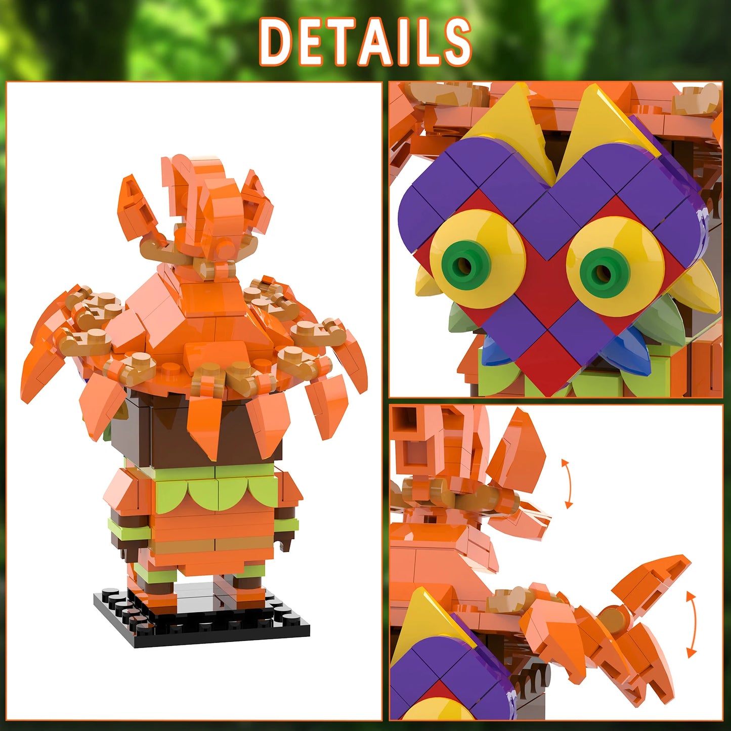TENHORSESC BOTW Skull Kids Building Set Legendary Series