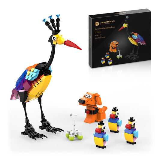 MOC Up Kevin The Bird Plush Building Block Toy Educational