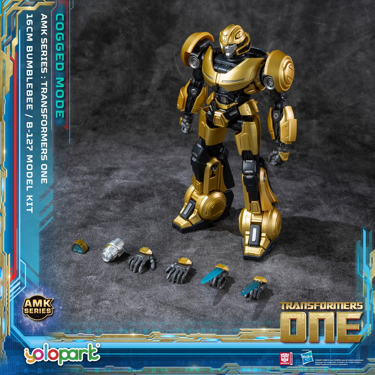 Yolopark Bumblebee Transformers Action Figure Cogged Mode