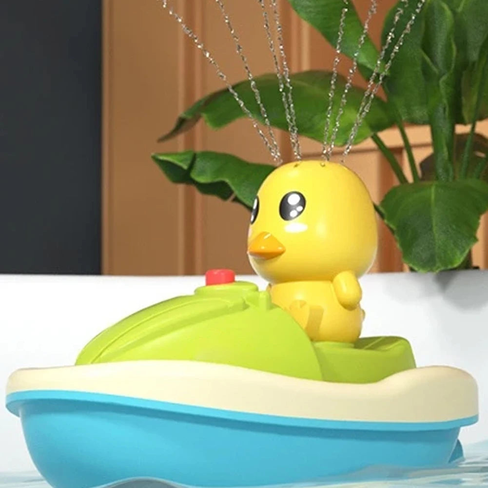Hign Concerned Duck Bath Toys For Toddlers Water Spray Baby
