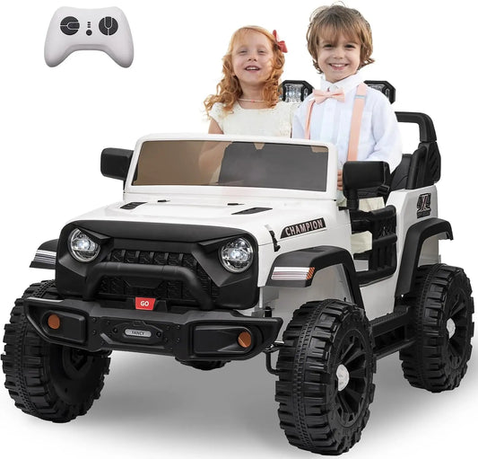 NASITI 24V Ride On Car Two Seater For Kids With Motors