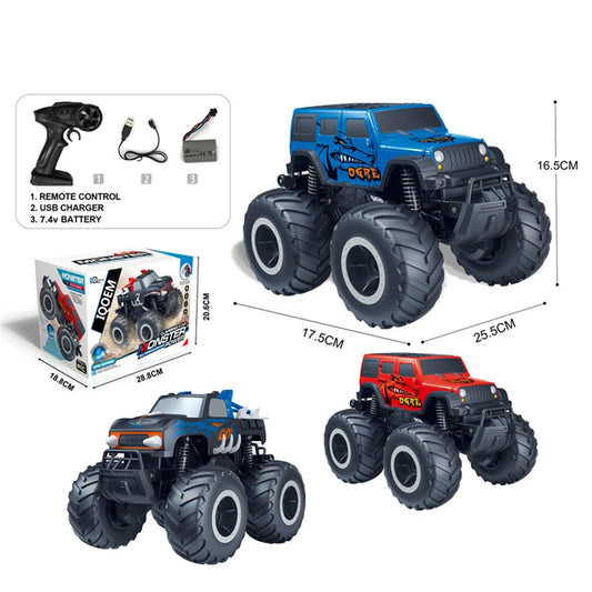 Design Remote Control All Terrain Waterproof Pickup Truck