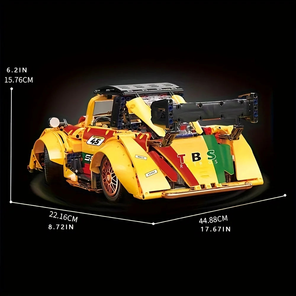 Hign Concerned Chemical Lego Compatible Racing Build Set