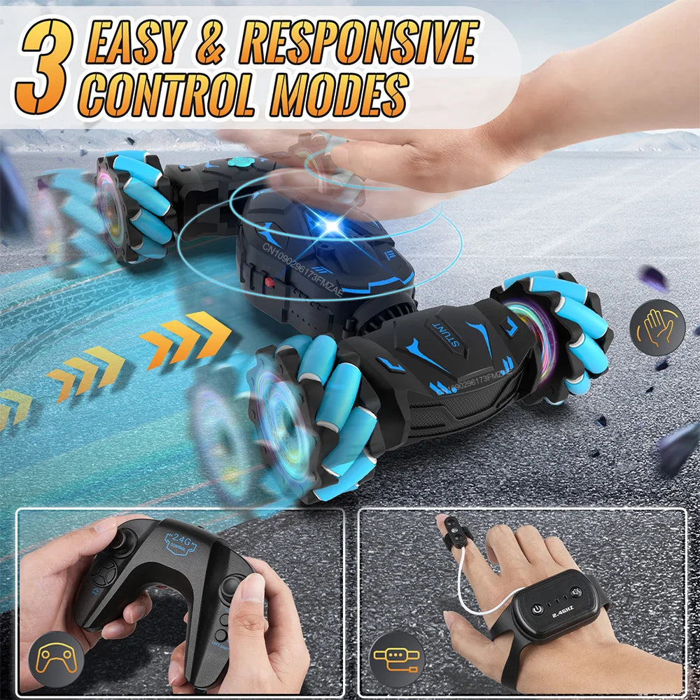Pristar Gesture Sensing Stunt RC Car 4WD Remote Control Toy