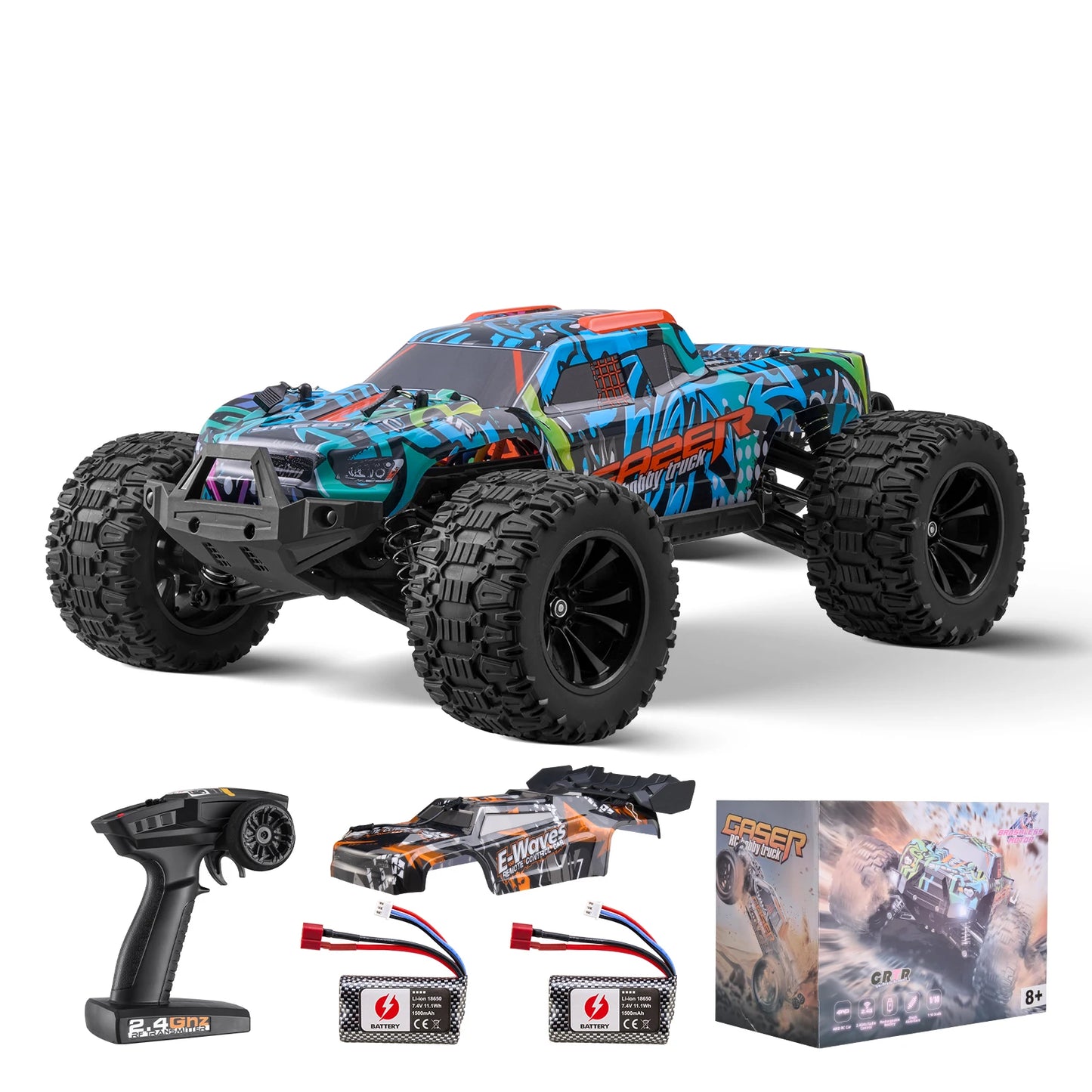 SucceBuy 4WD RC Car Off Road Truck With Adjustable Speed