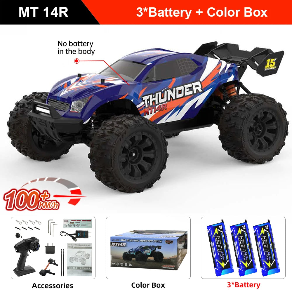 Teeggi High Speed RC Car 4WD Brushless 3S Offroad Truck
