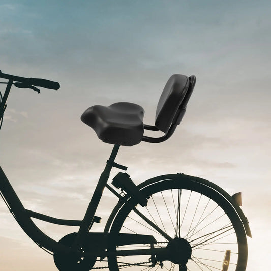 Electric Bicycle Saddle With Extra Wide Soft Backrest