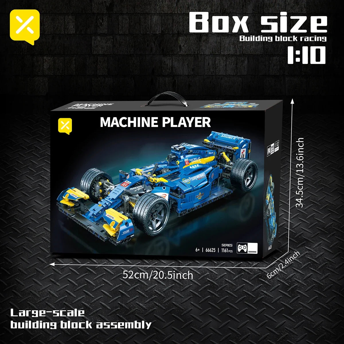 Kbox F1 Formula Racing Car Building Block Toy Desk Decor