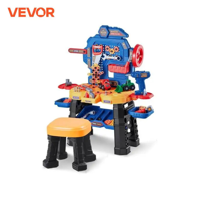 VEVOR 181 Piece Kids Tool Bench Transformable Playset