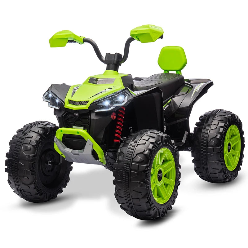 Mukidy 24V Kids Electric Vehicle Four Wheeler Ride Toy Car