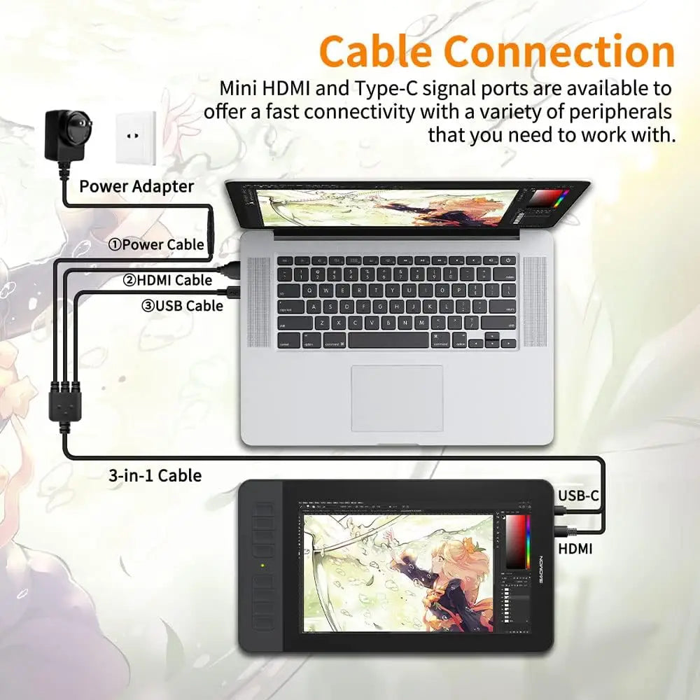 GAOMON PD1161 Graphics Tablet Drawing Display for Artists